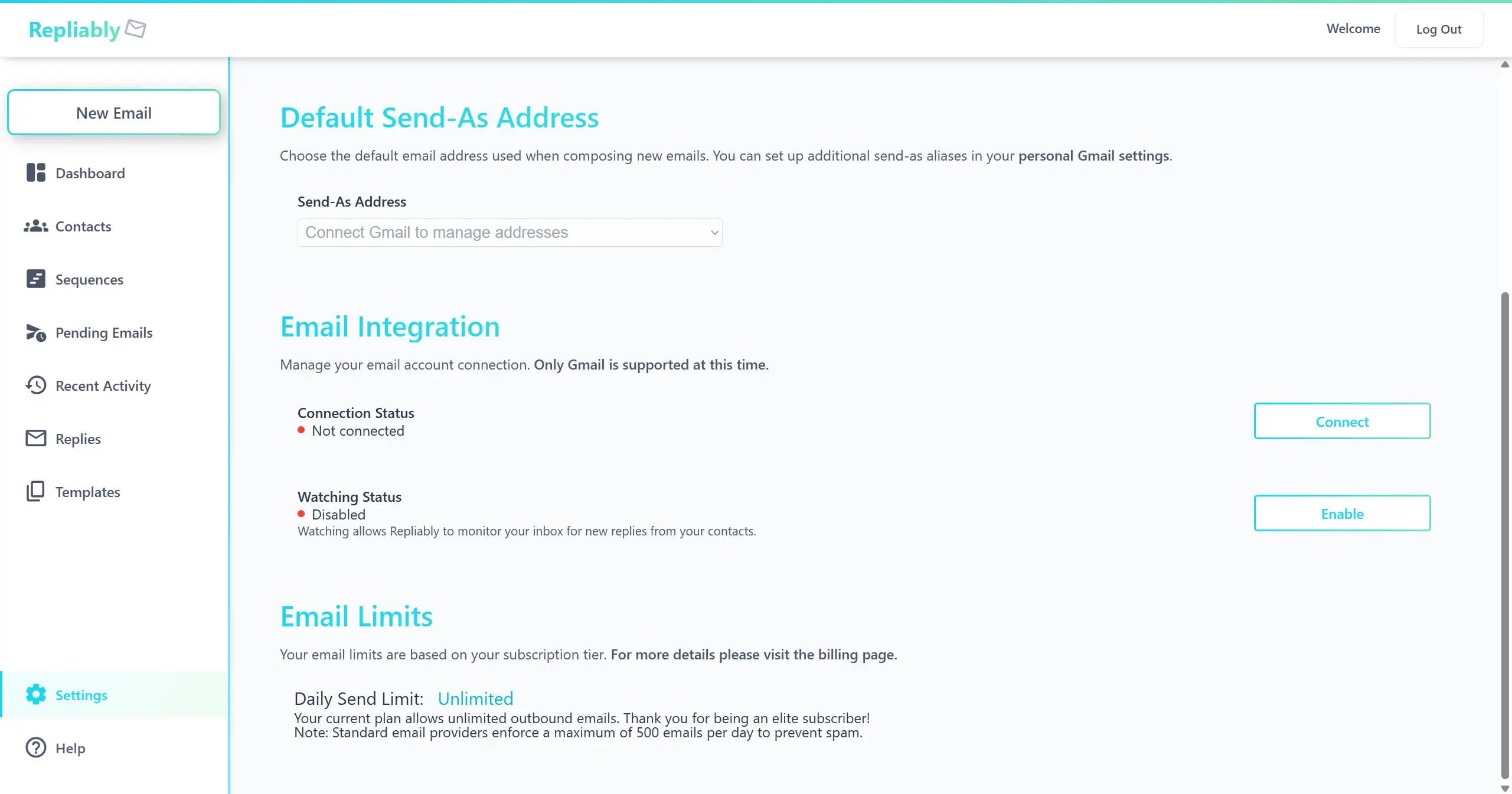 Dashboard Screenshot